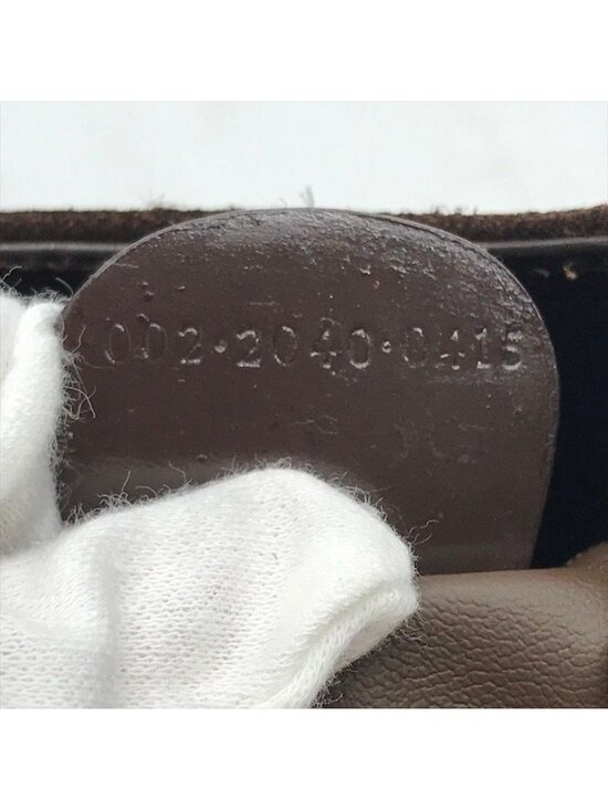 Gucci Suede Triple Zipper Vintage Shoulder Bag Brown - Picture 10 of 10